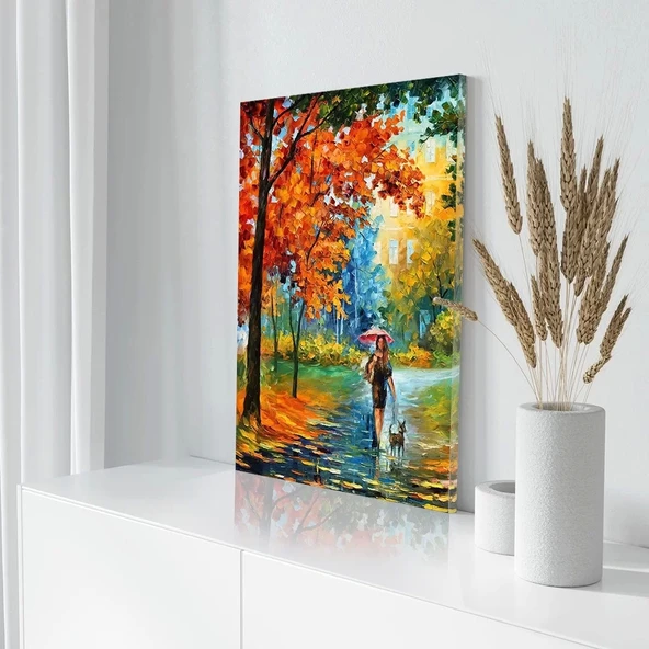 Sonbaharın Şarkısı Kanvas Tablo - Resim 3