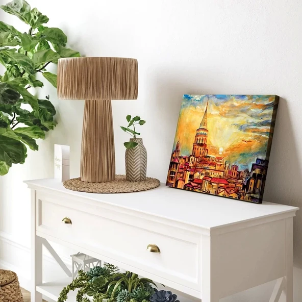 Gün Batımı Şehri Kanvas Tablo - Resim 3