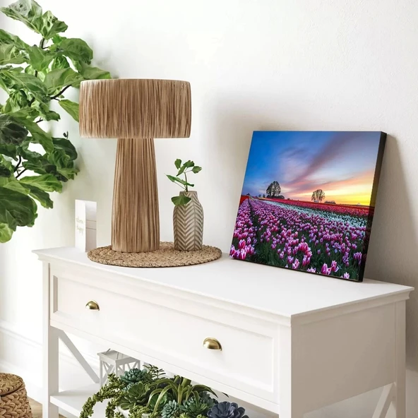 Ekinoks Altında Ağaç Kanvas Tablo - Resim 3