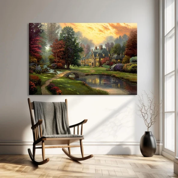 Sonbaharın Huzuru Kanvas Tablo ürün görseli