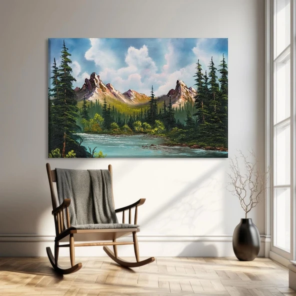 Yansıma Sessizliği Kanvas Tablo ürün görseli