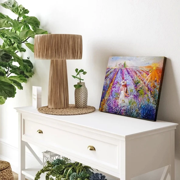 Baharın İlk Çiçekleri Kanvas Tablo - Resim 3