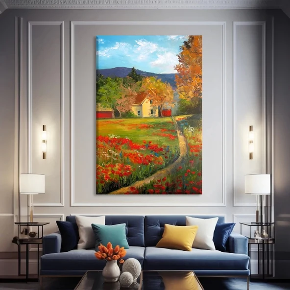 Gecenin Rengi Kanvas Tablo ürün görseli