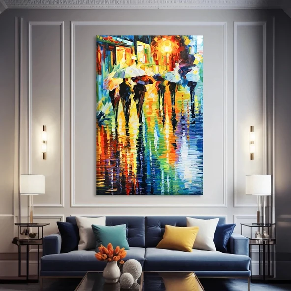 Akarsu Kenarı Kanvas Tablo ürün görseli