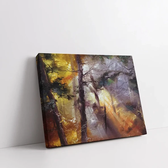 Soyut Doğa Harikası Kanvas Tablo - Resim 2