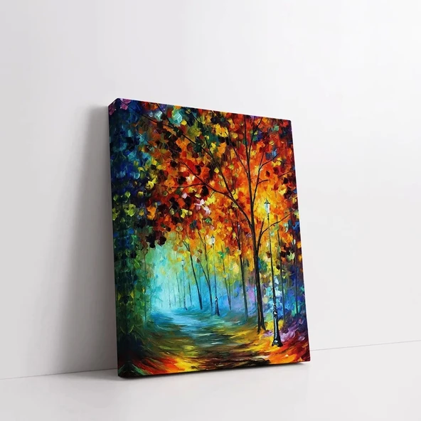 Modern Sanat Çiçekleri Kanvas Tablo - Resim 2