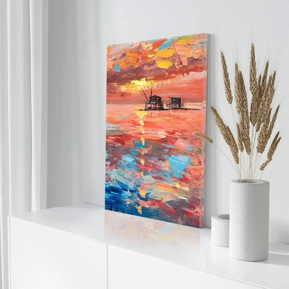 Sonbahar Yolu Kanvas Tablo - Resim 3