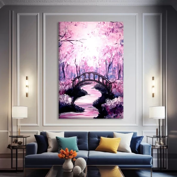 Ay Işığı Altında Kanvas Tablo ürün görseli