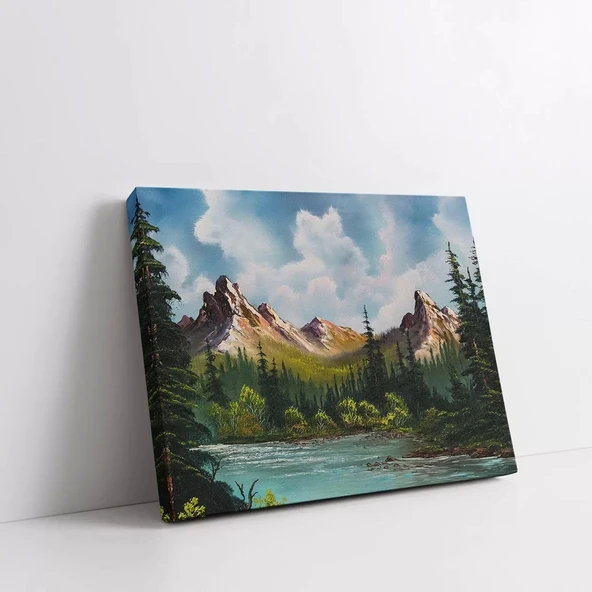 Yansıma Sessizliği Kanvas Tablo - Resim 2