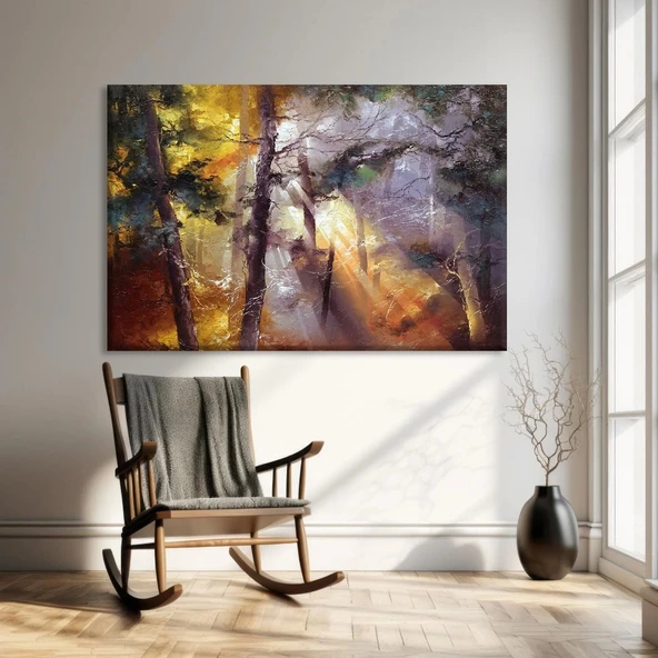 Soyut Doğa Harikası Kanvas Tablo ürün görseli