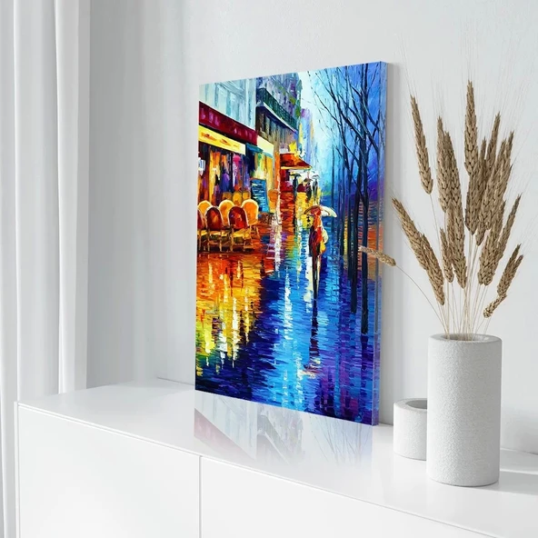 Şehirdeki Renkler Kanvas Tablo - Resim 3