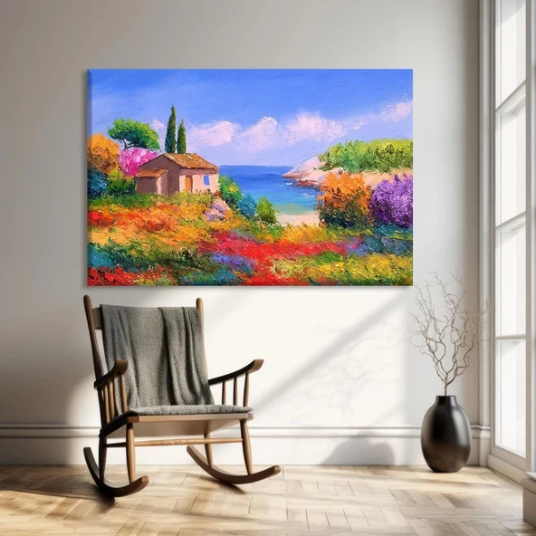 Akdeniz Bahçesi Kanvas Tablo ürün görseli