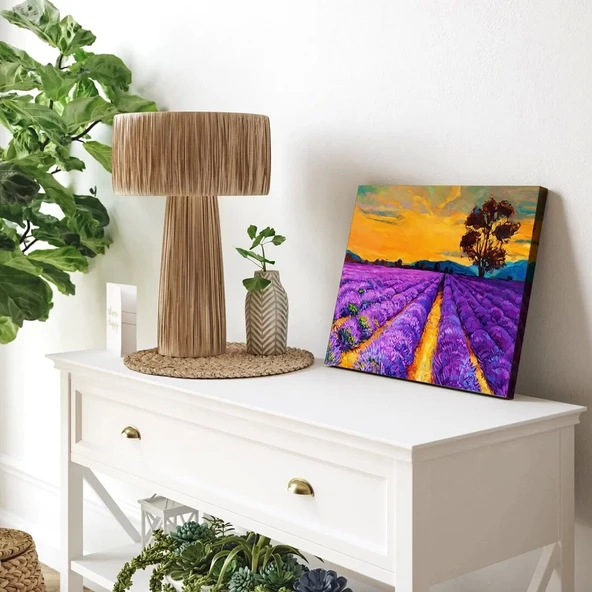 Lavanta Rüyası Kanvas Tablo - Resim 3