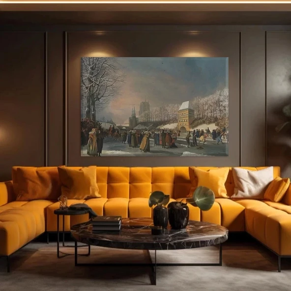 Kışın Soluğu Kanvas Tablo - Resim 2