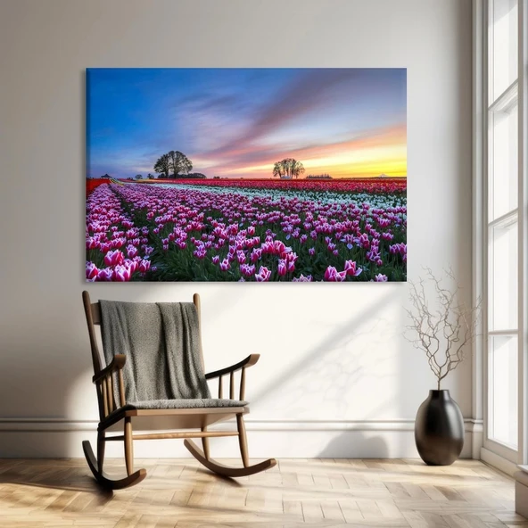 Ekinoks Altında Ağaç Kanvas Tablo ürün görseli