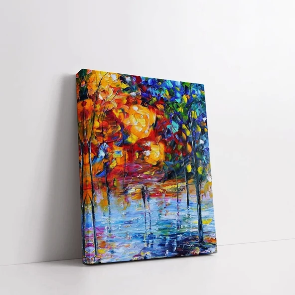 Renkli Yollar Kanvas Tablo - Resim 2