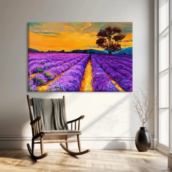 Lavanta Rüyası Kanvas Tablo ürün görseli
