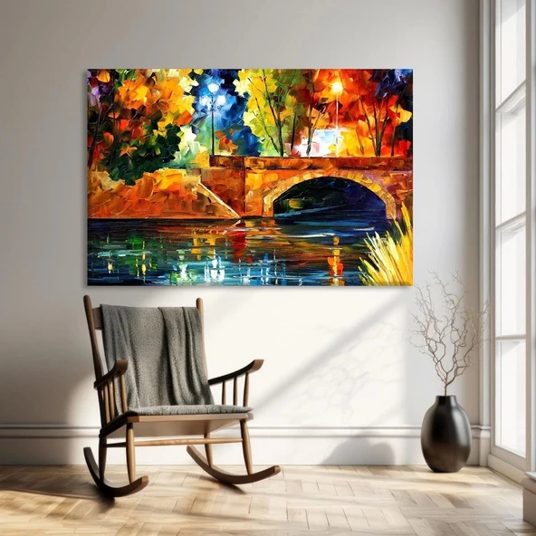 Sonbaharın Yansıması Kanvas Tablo ürün görseli