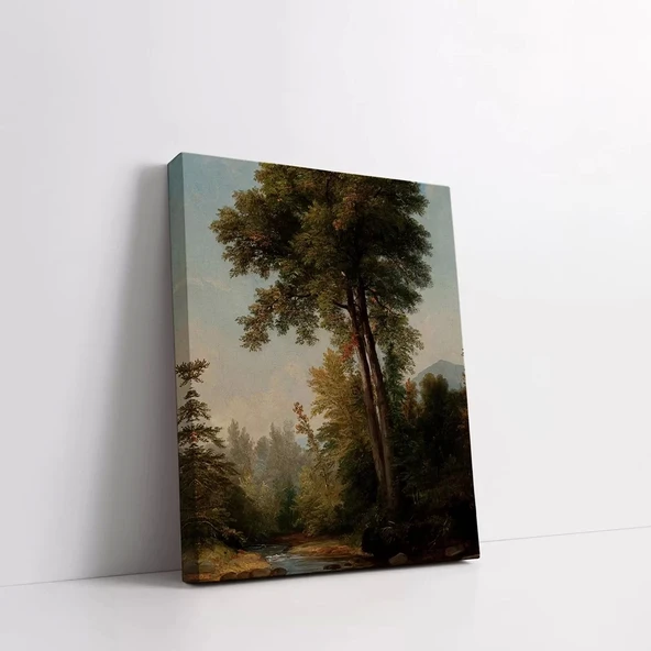 Eski Dünya Ağacı Kanvas Tablo - Resim 2