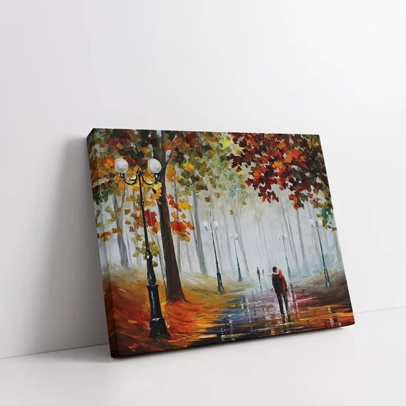 Yalnız Yürüyüş Kanvas Tablo - Resim 2
