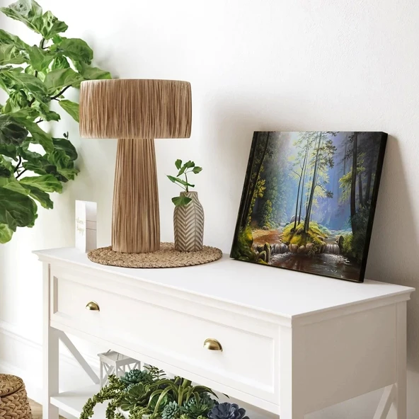 Işığın Ormanı Kanvas Tablo - Resim 3