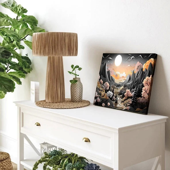 Şelale Eden Kanvas Tablo - Resim 3