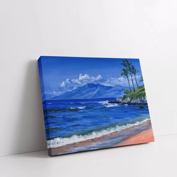 Kıyı Yolculuğu Kanvas Tablo - Resim 2