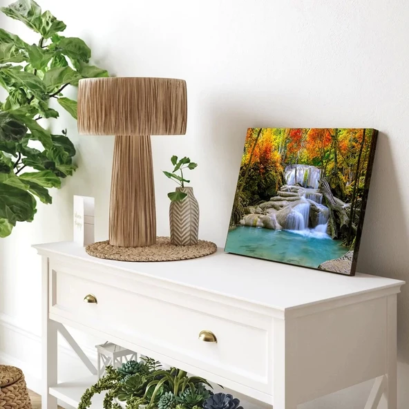 Şelalenin Şarkısı Kanvas Tablo - Resim 3