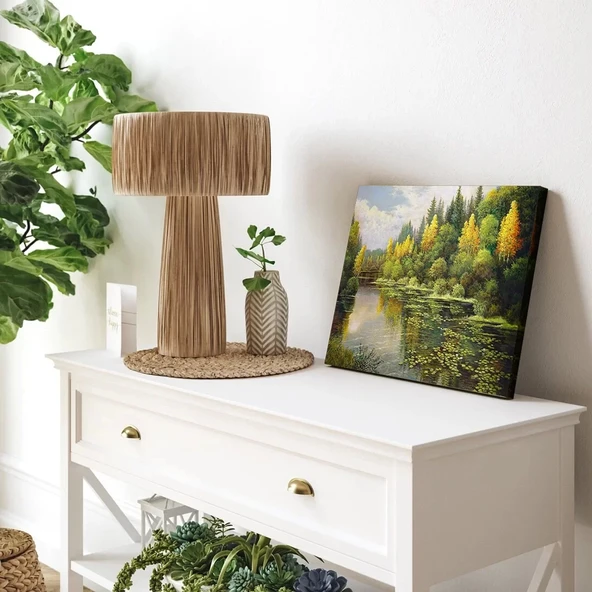 Göl Fısıltıları Kanvas Tablo - Resim 3