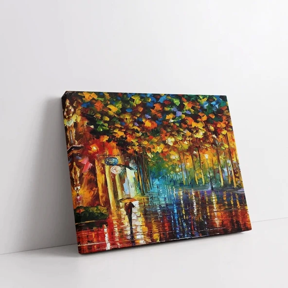 Sonbaharın Renk Paleti Kanvas Tablo - Resim 2