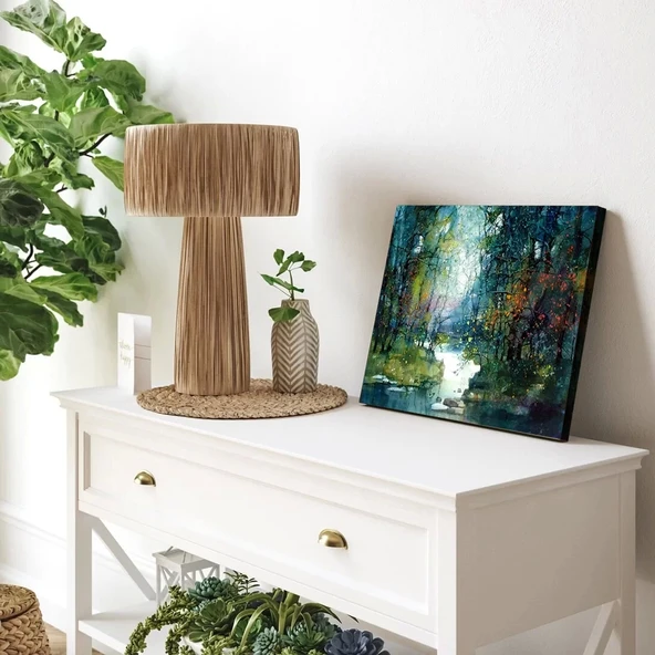 Ormanın Derinlikleri Kanvas Tablo - Resim 2