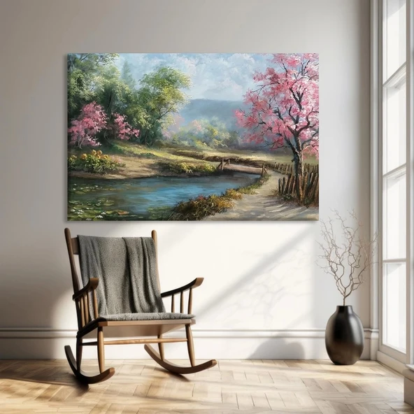 Baharın İlk Çiçekleri Kanvas Tablo ürün görseli