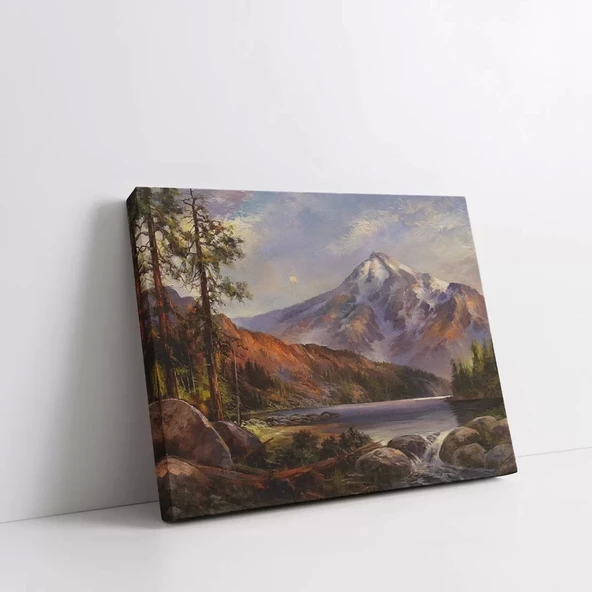 Dağlık Manzara Kanvas Tablo - Resim 2