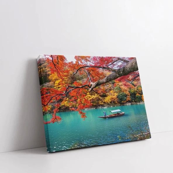 Sonbaharın Ahenki Kanvas Tablo - Resim 2