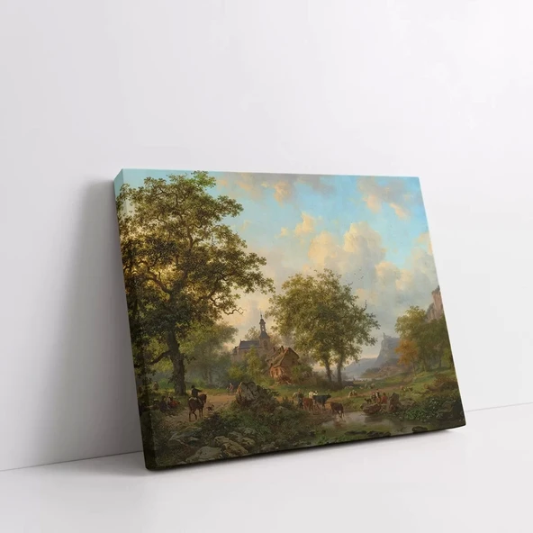 Rustik Doğa Manzarası Kanvas Tablo - Resim 2