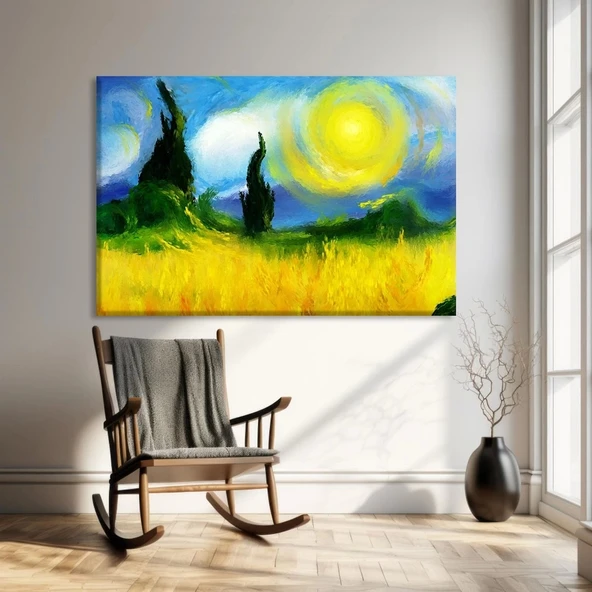 Ay Işığı Dansı Kanvas Tablo ürün görseli