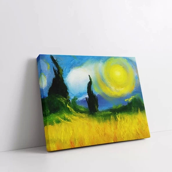 Ay Işığı Dansı Kanvas Tablo - Resim 2