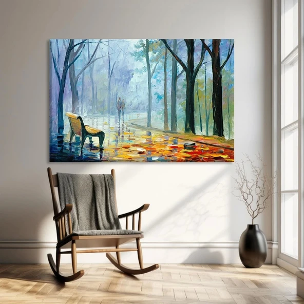 Sonbahar Çayırı Kanvas Tablo ürün görseli