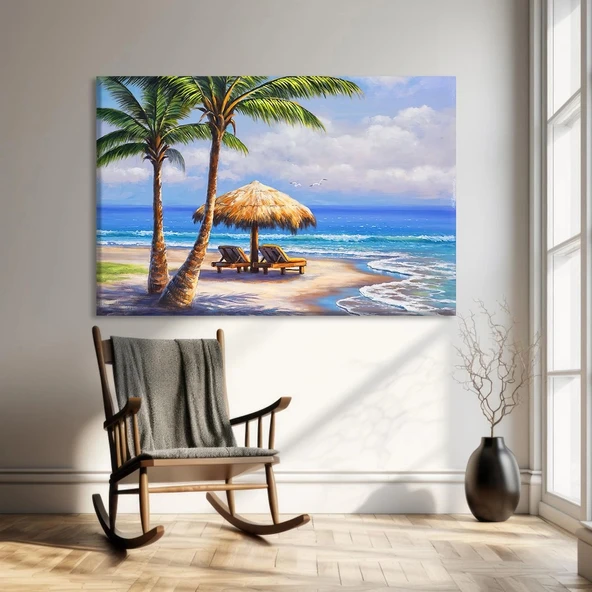 Tropik Sığınak Kanvas Tablo ürün görseli