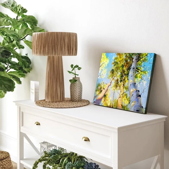 Renkli Sonbahar Kanvas Tablo - Resim 3