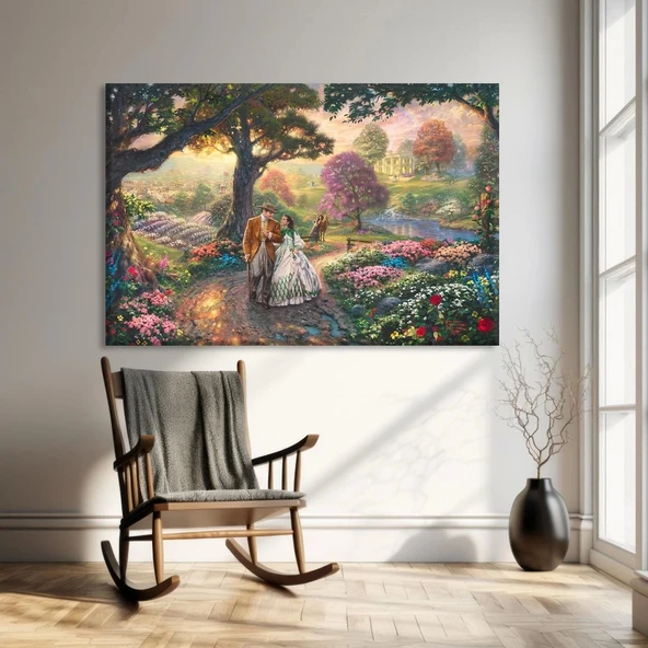 Masal Bahçesi Kanvas Tablo ürün görseli