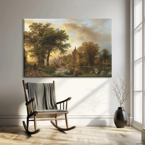 Kırsal Sessizlik Kanvas Tablo ürün görseli