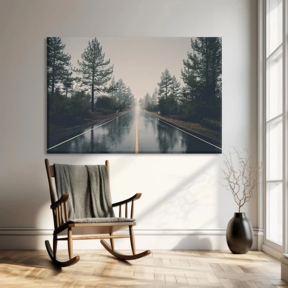 Sisli Sabah Yolu Kanvas Tablo ürün görseli