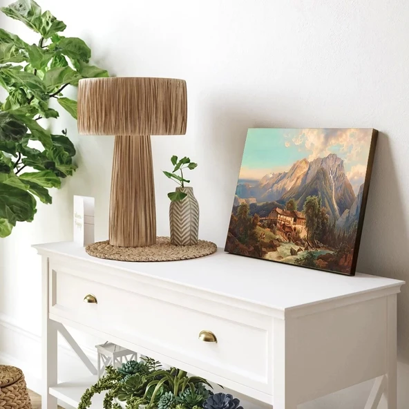 Dağlık Yansımalar Kanvas Tablo - Resim 3