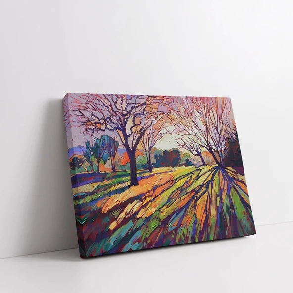 Sonbaharın Renk Cümbüşü Kanvas Tablo - Resim 2