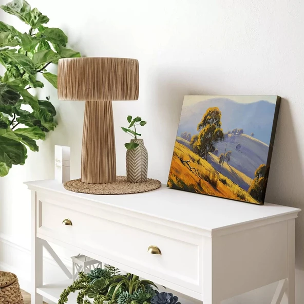 Uzak Tepeler Kanvas Tablo - Resim 3