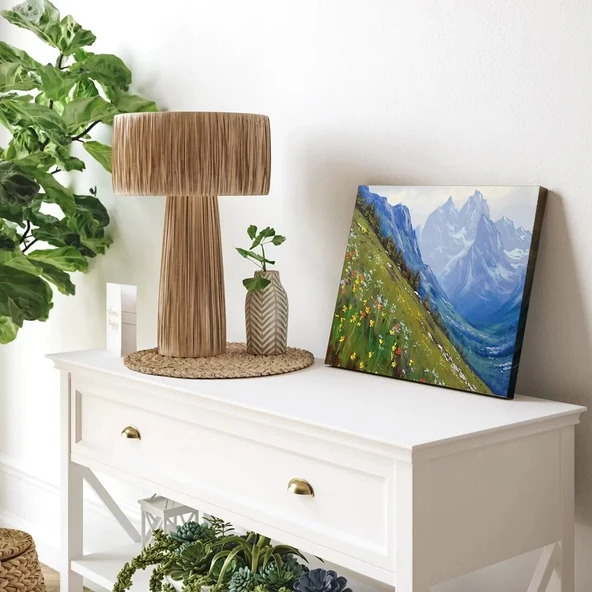 Alp Çiçekleri Kanvas Tablo - Resim 3