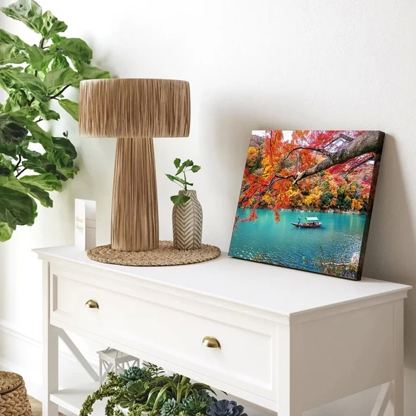 Sonbaharın Ahenki Kanvas Tablo - Resim 3