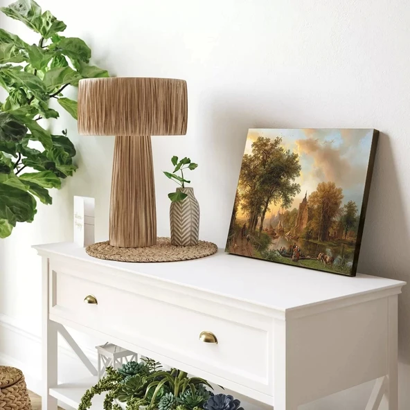 Kırsal Sessizlik Kanvas Tablo - Resim 3