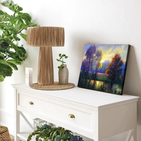 Alacakaranlık Ormanı Kanvas Tablo - Resim 3